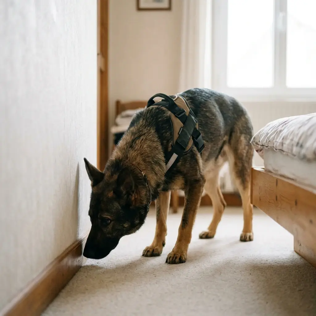 Comment réagir avant l'arrivée du chien expert à Carspach