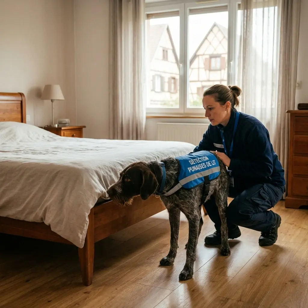 Détection canine punaise de lit Ensisheim (68190)