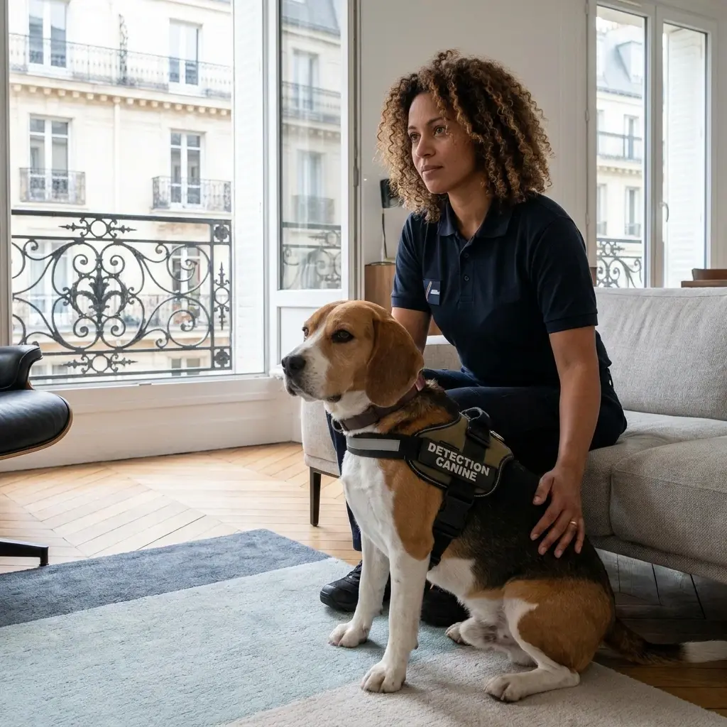 Comment se déroule la détection canine à Saint-Louis ?