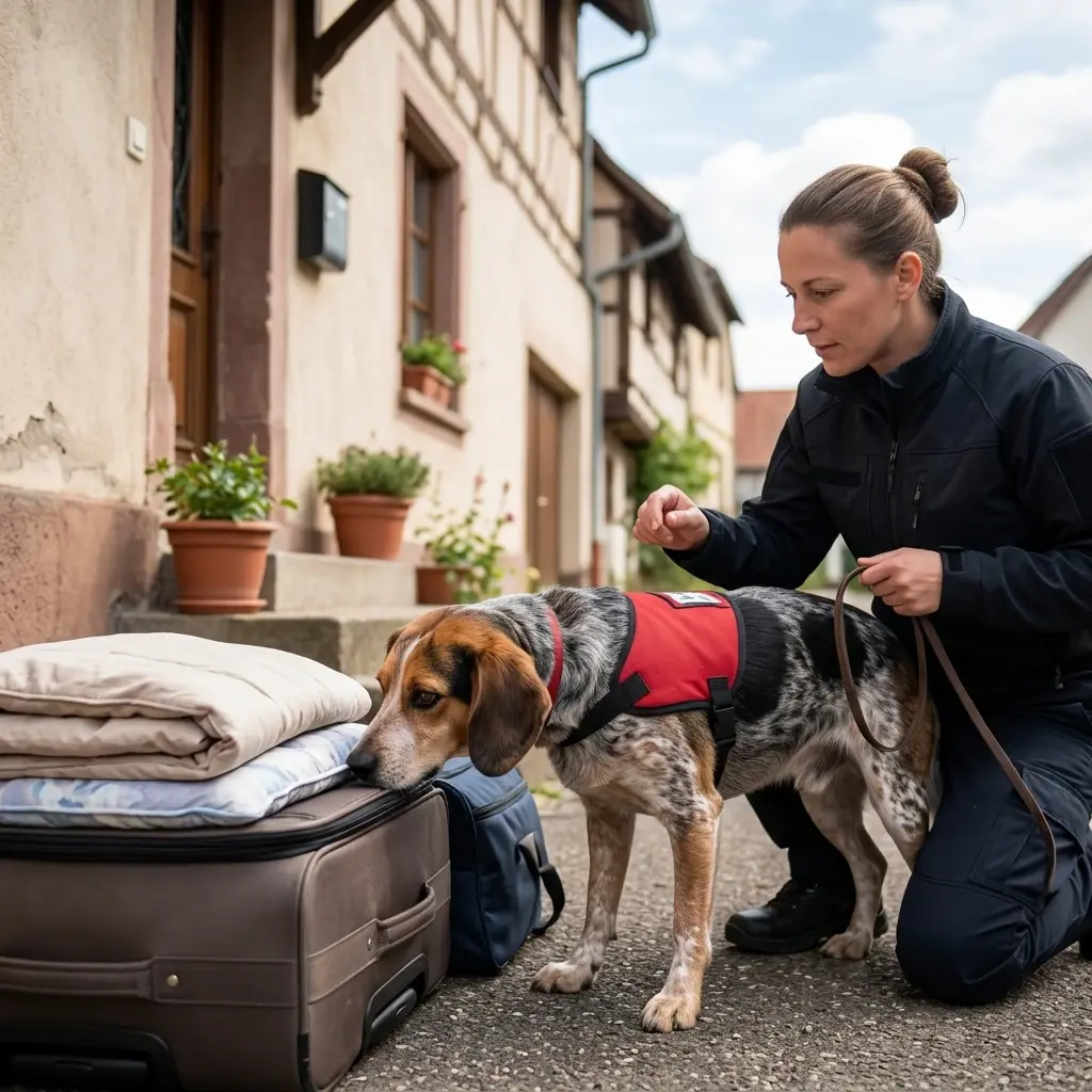 Comment se déroule la détection canine à Brunstatt-Didenheim ?