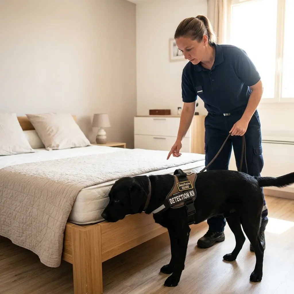 Détection canine punaise de lit Sausheim (68390)