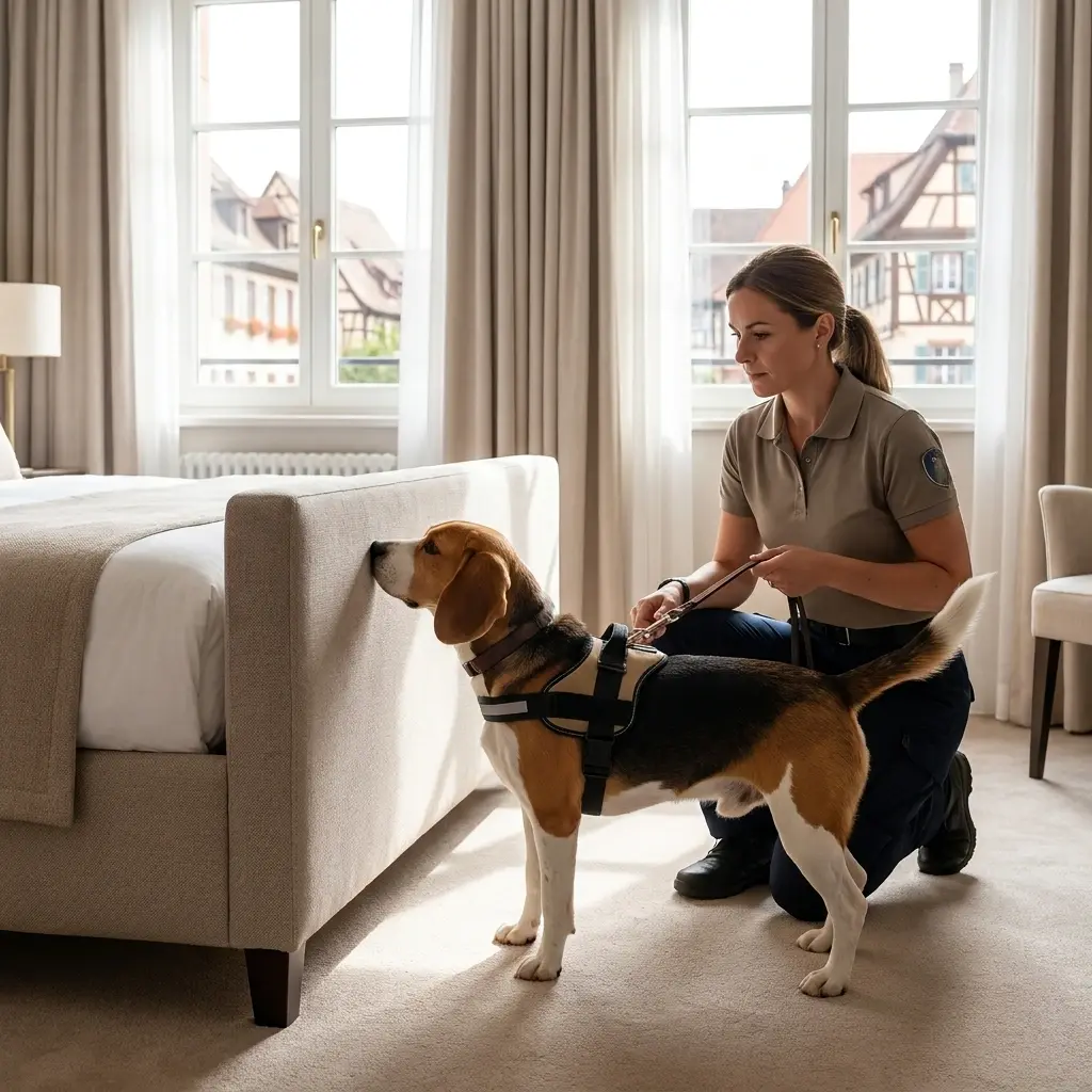 Le déroulement technique de la recherche canine