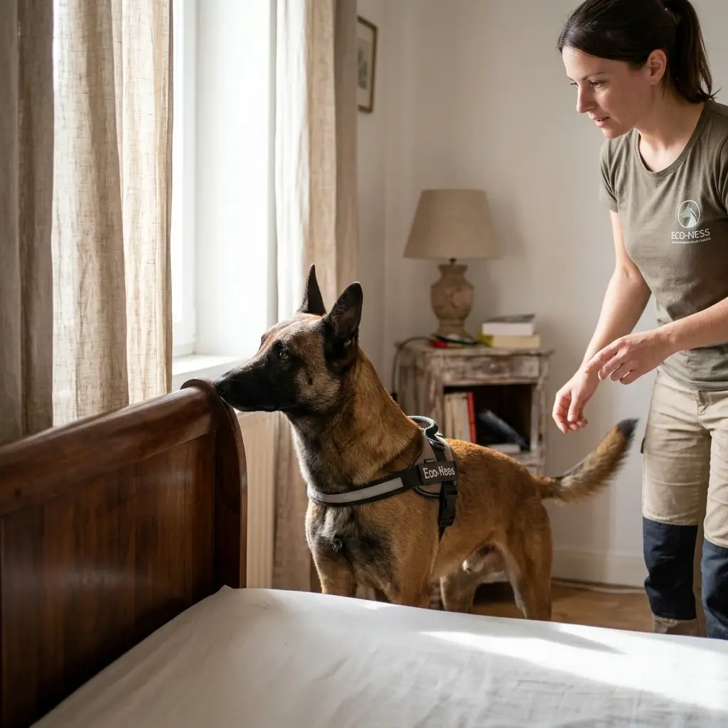 Comment réagir avant l'arrivée du chien détecteur à Habsheim ?