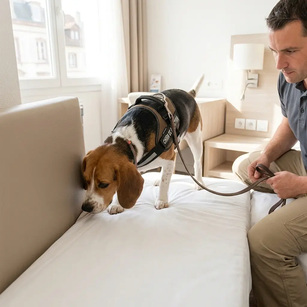 Comment fonctionne la recherche canine sur place