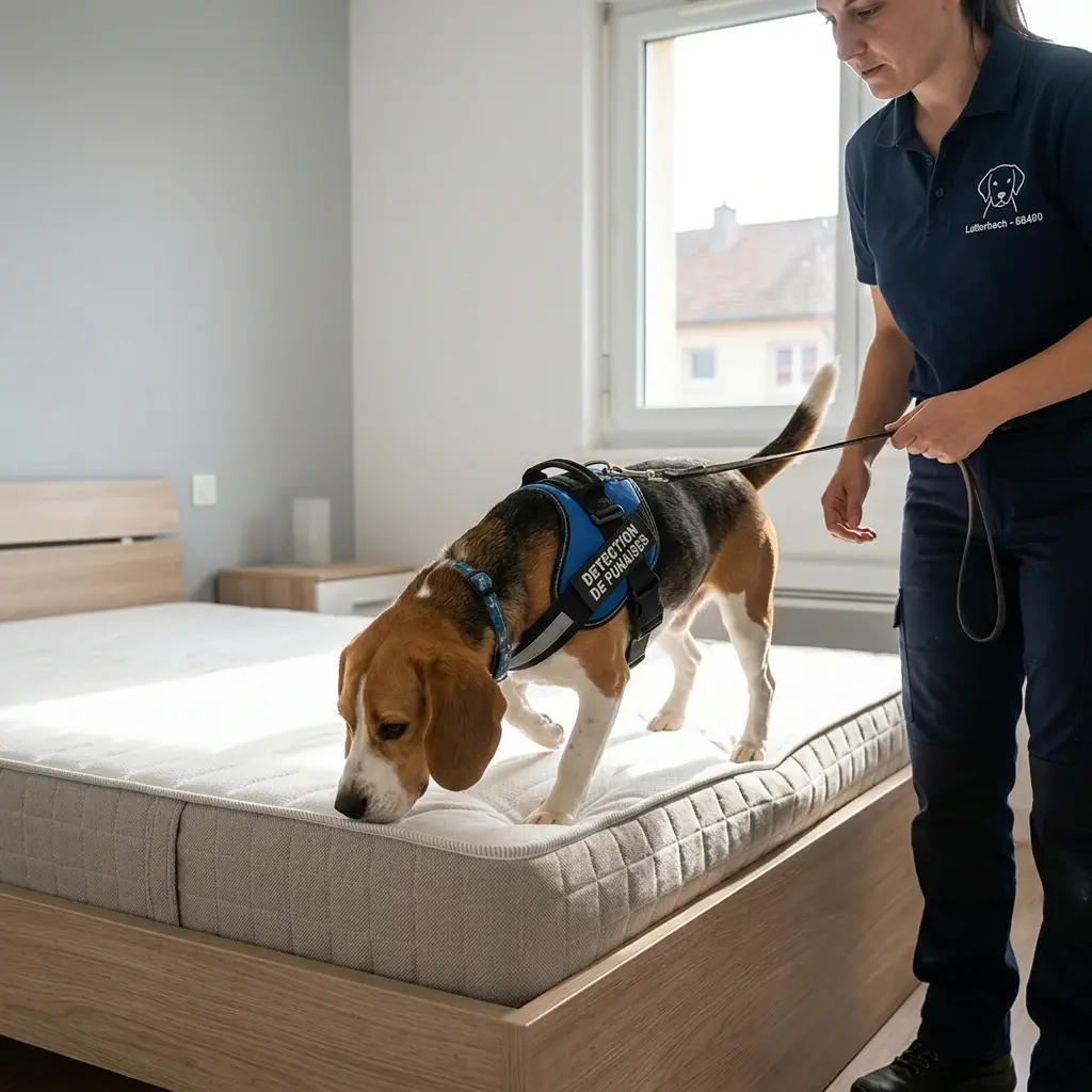 Comment se déroule la recherche canine à Lutterbach ?