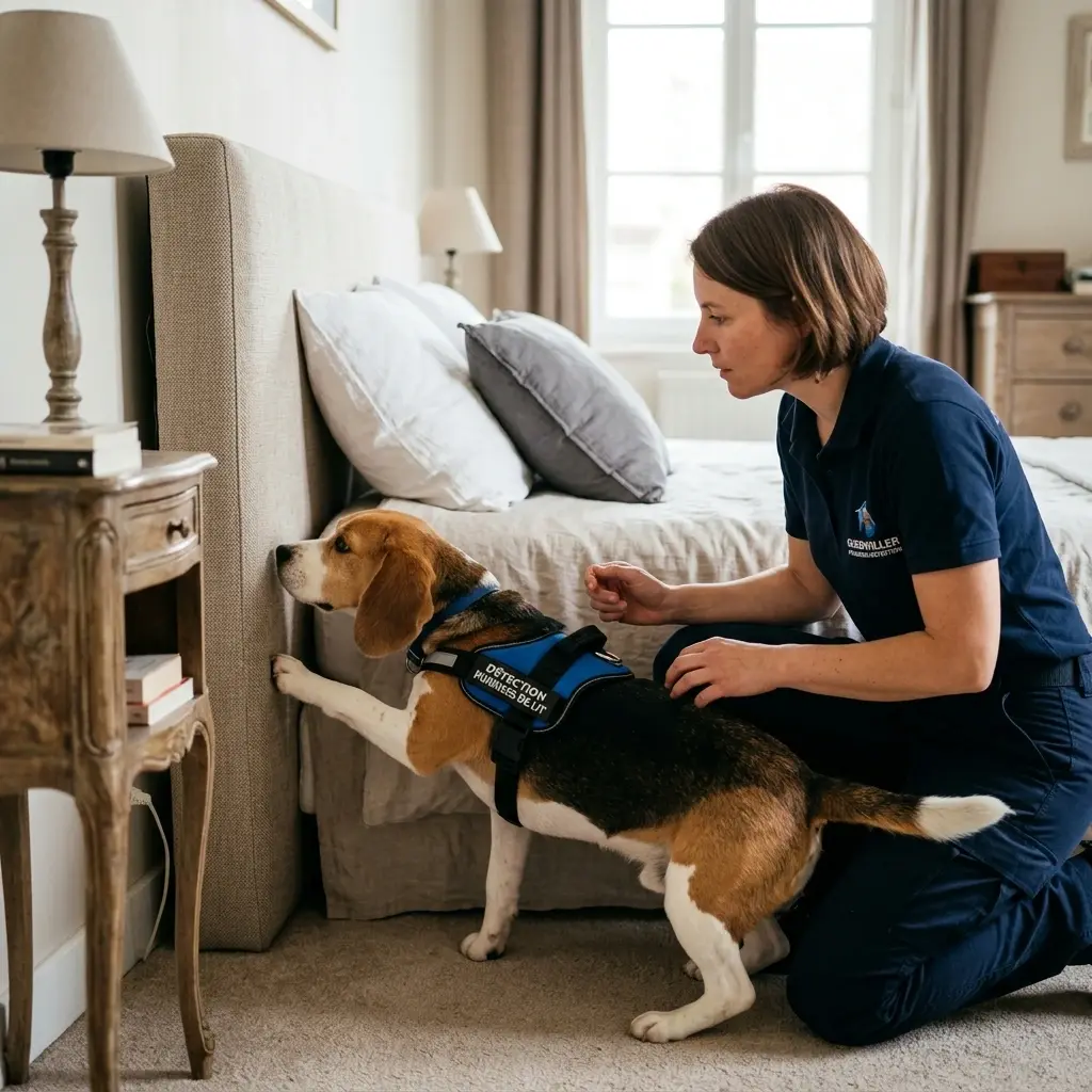 Comment se déroule la détection canine à Guebwiller ?