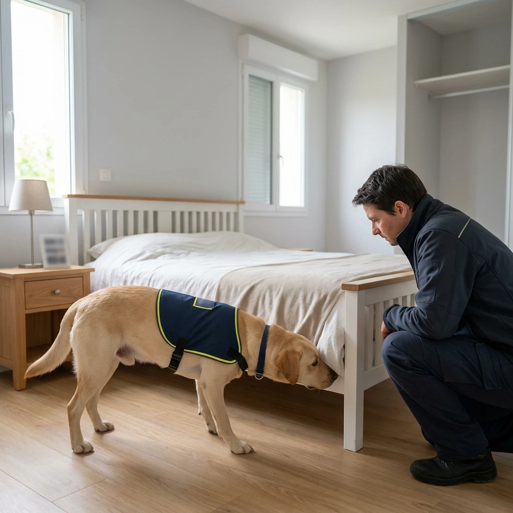 Comment se déroule la détection canine à Sierentz ?