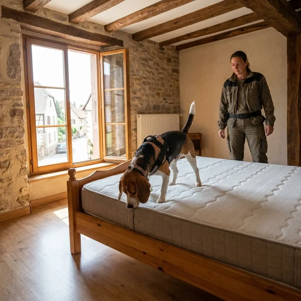 Comment se déroule la détection canine à Hirsingue ?