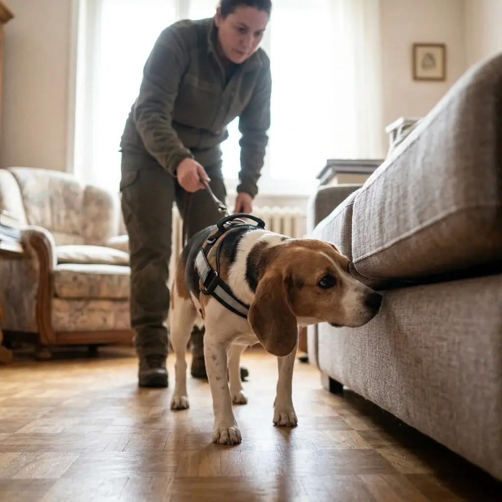 Comment se passe une séance de détection canine à Soultzmatt ?
