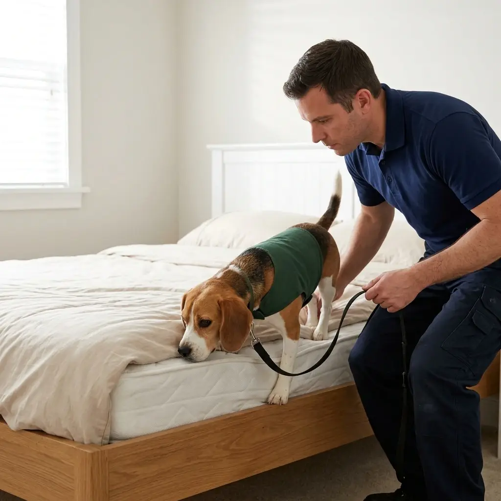Comment réagir avant l'arrivée du chien expert à Thann