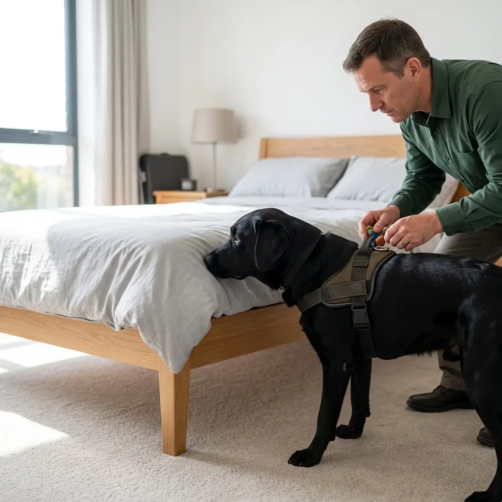 Le processus de détection canine et de traitement