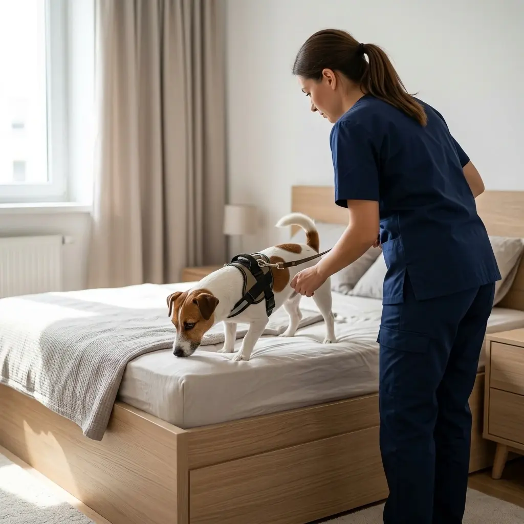 Comment fonctionne la recherche canine sur place ?