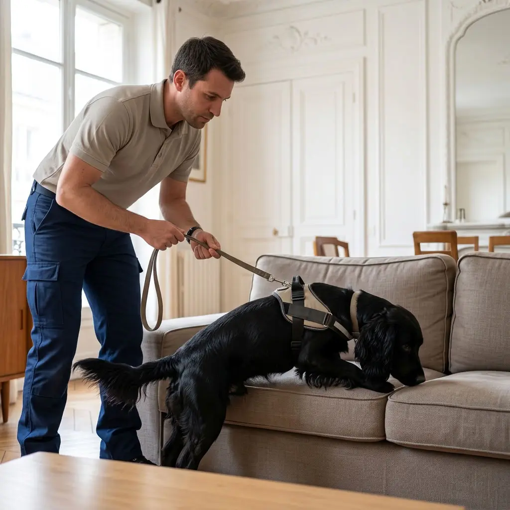 Précautions à prendre avant, pendant et après la détection canine de punaises de lit