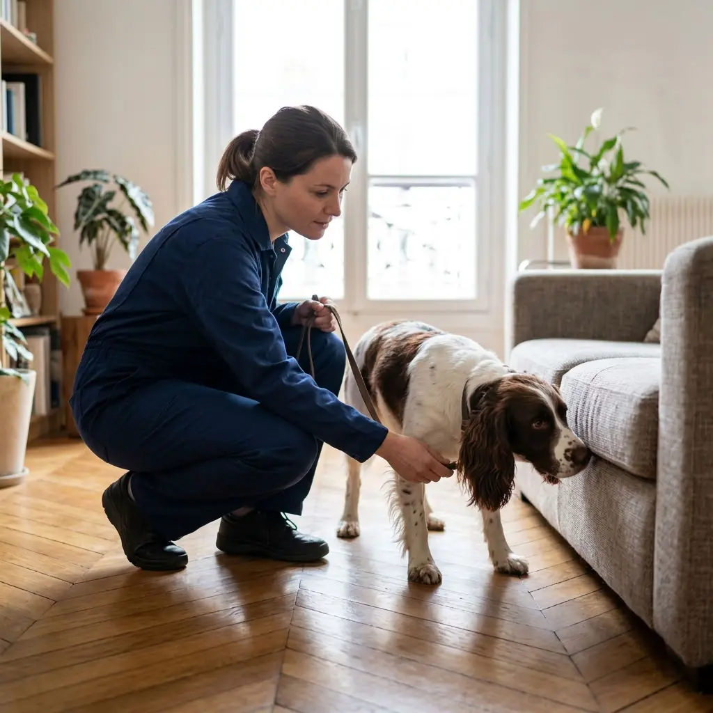 Enfin, l’intervention vous permet de remercier votre chien et de reprendre votre sommeil paisiblement.