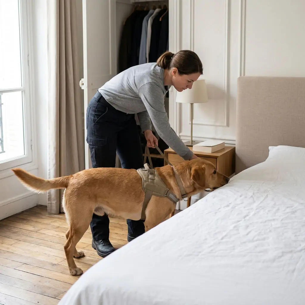 Besoin d’une intervention canine rapide à Paris 7e ?