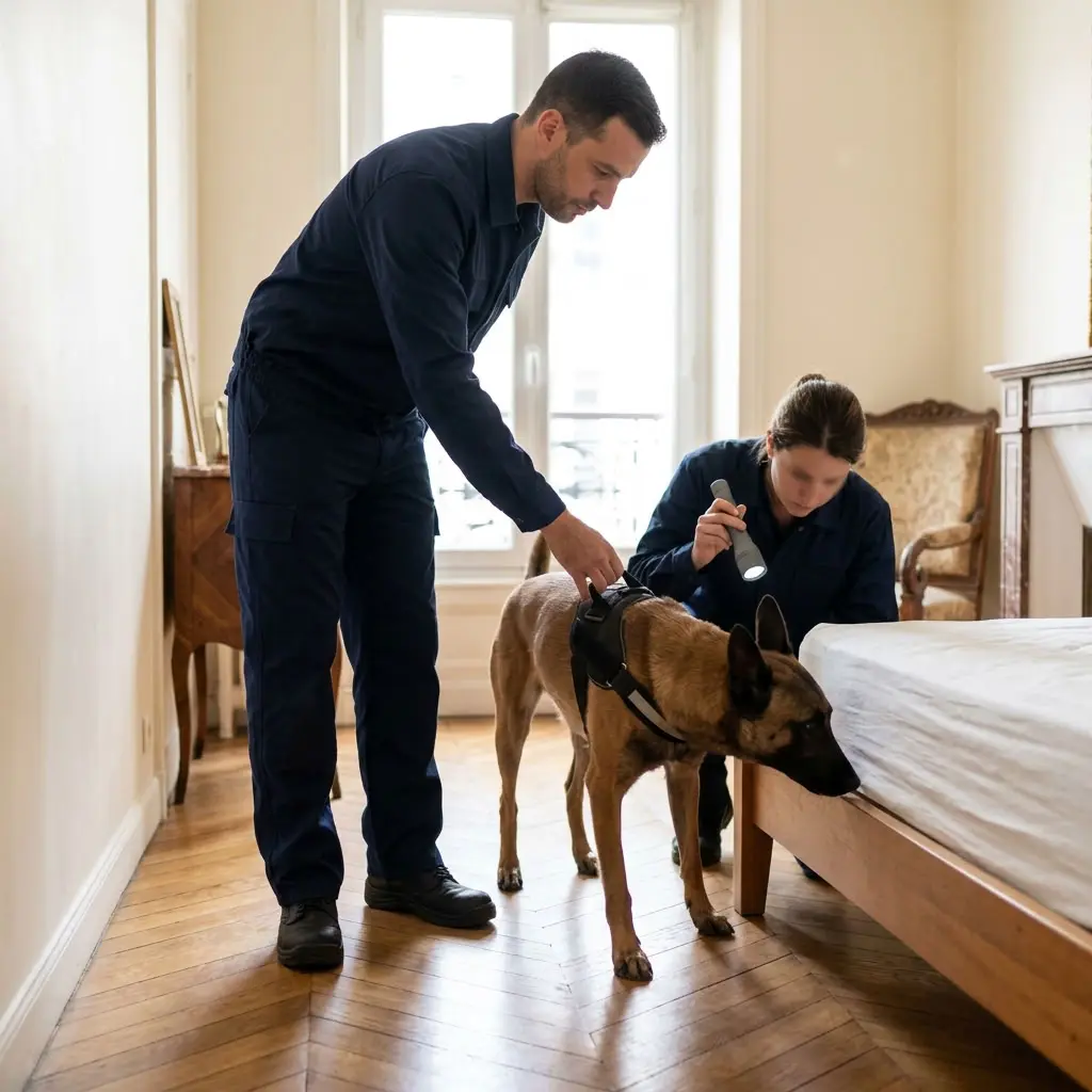 Comment se déroule l’intervention canine à Paris 9 ?