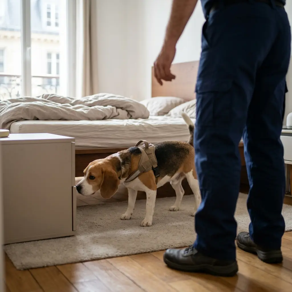 Détection canine punaise de lit Paris 13 (75013)