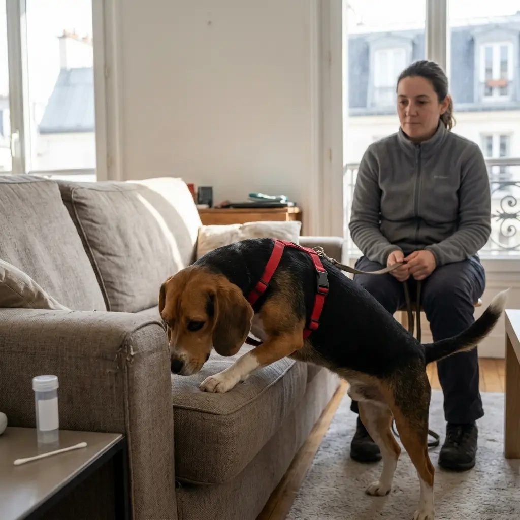 Adopter les bons gestes avant le passage du chien