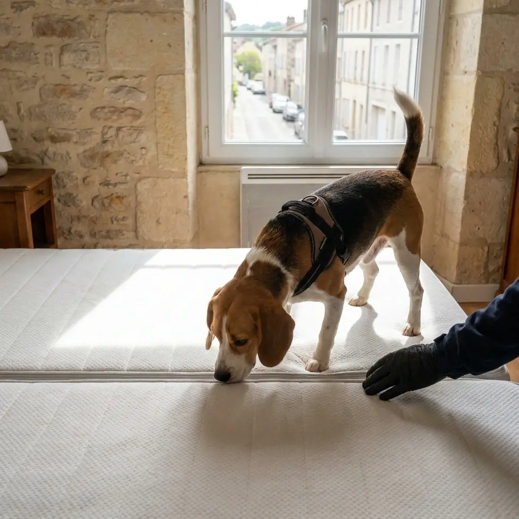 Comment fonctionne la recherche canine sur place ?