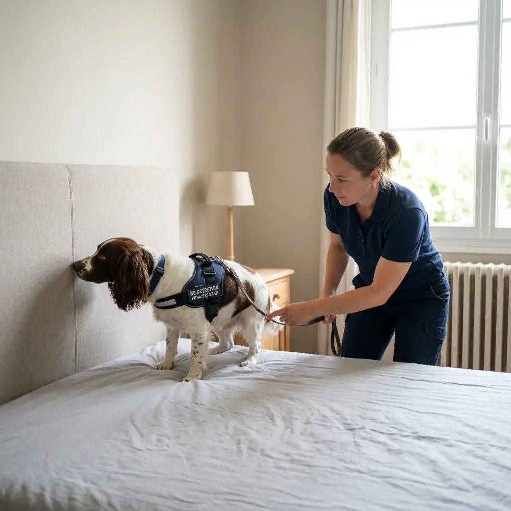 Comment se déroule la recherche canine à Melun ?