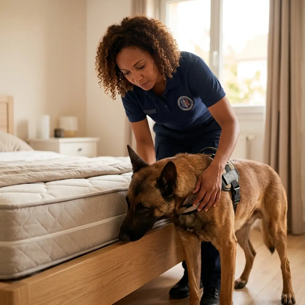 Détection canine punaise de lit Vaux-le-Pénil (77000)