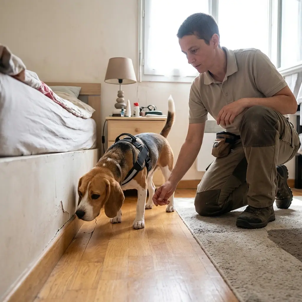 Comment se déroule la détection canine à Collégien ?