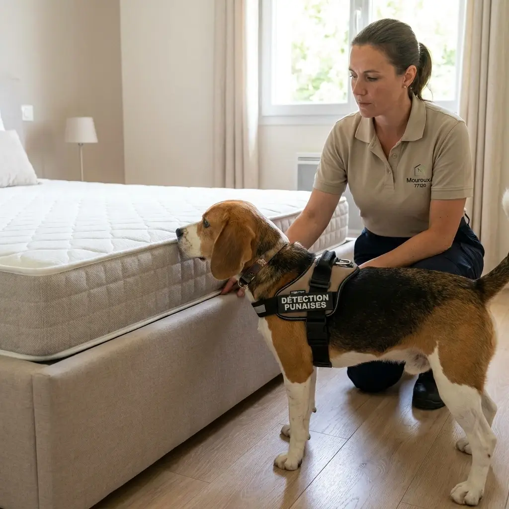 Comment se déroule la recherche canine à Mouroux ?