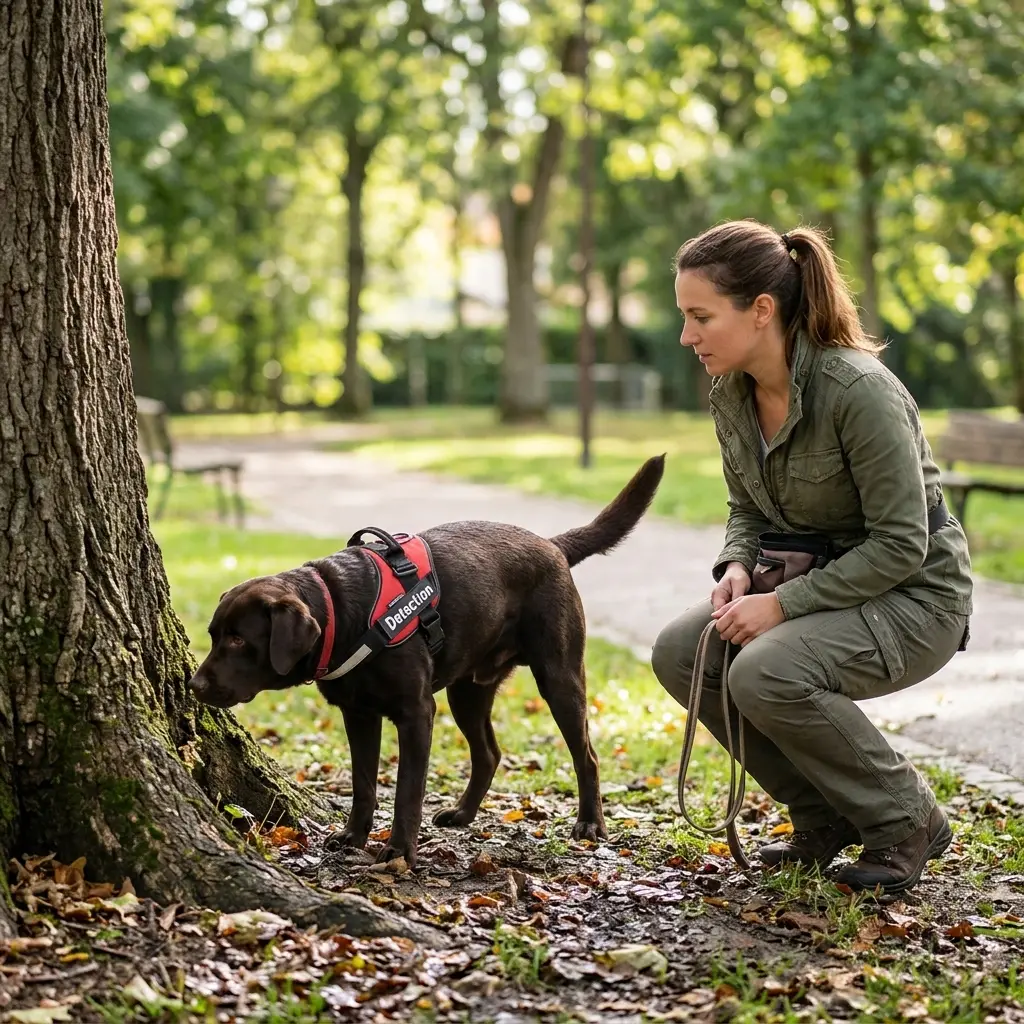 Comment se déroule la détection canine à Crégy-lès-Meaux ?