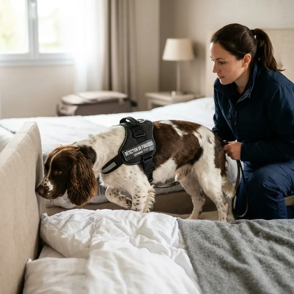 Comment se déroule la recherche canine à Lieusaint ?