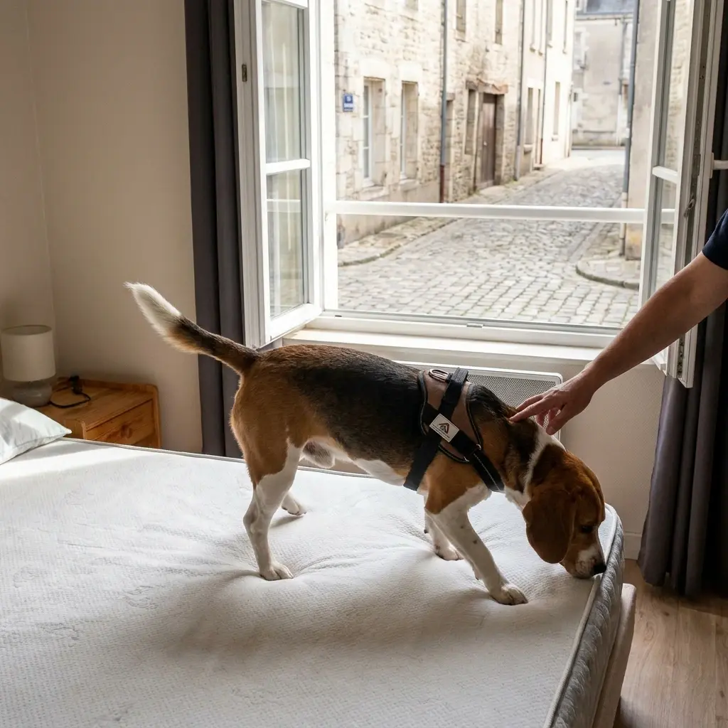 Comment fonctionne le flair du chien détecteur ?