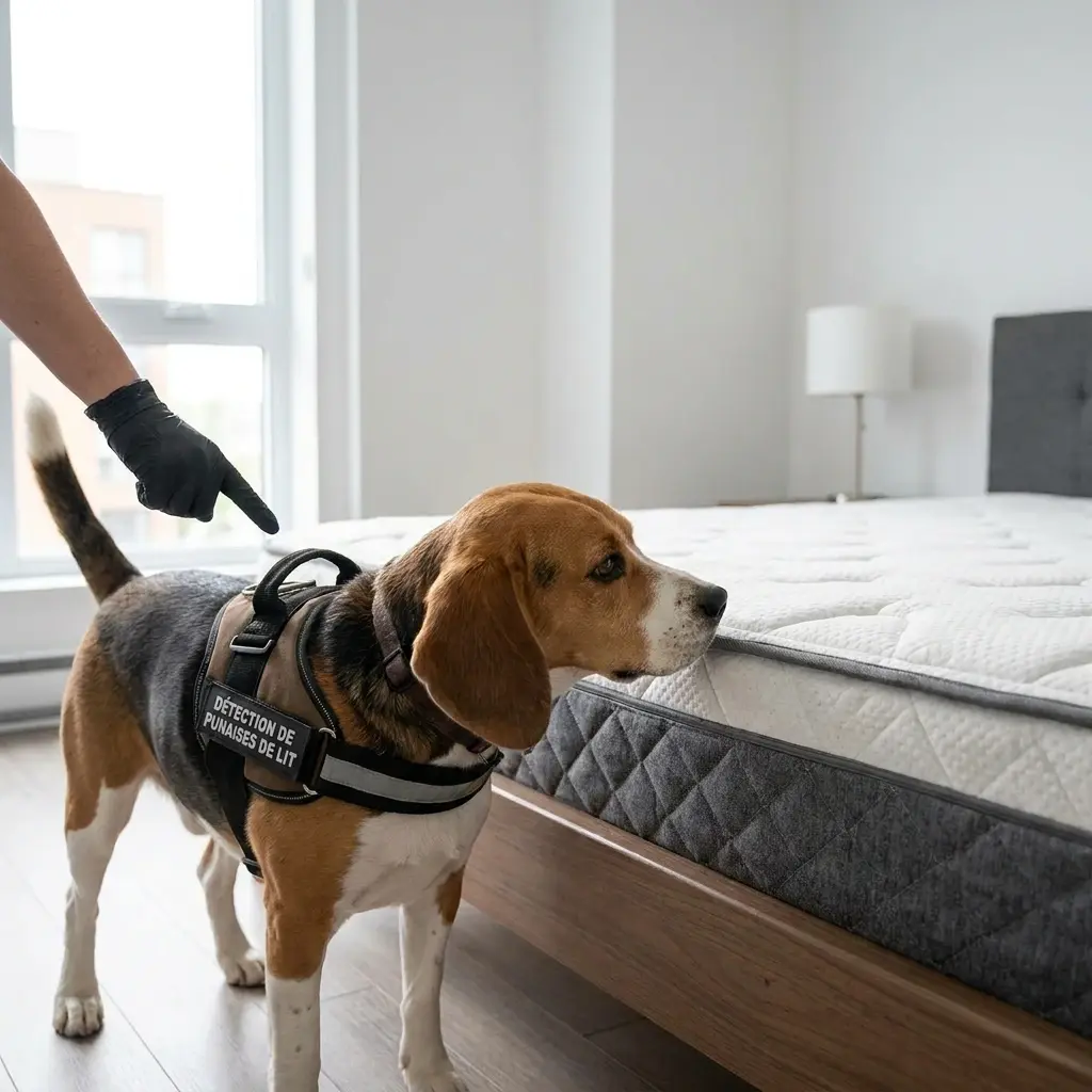 Comment fonctionne la détection canine sur place ?