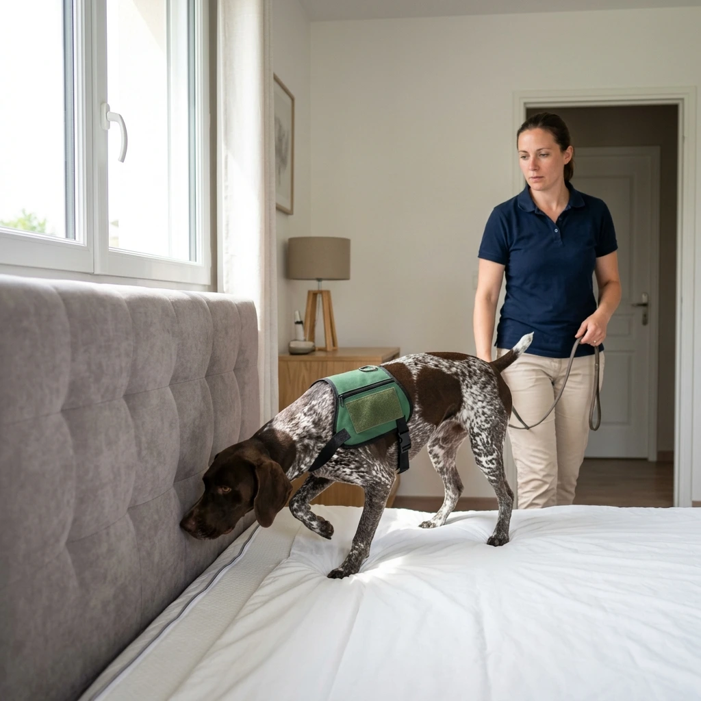 Comment se déroule la détection canine à Montévrain ?