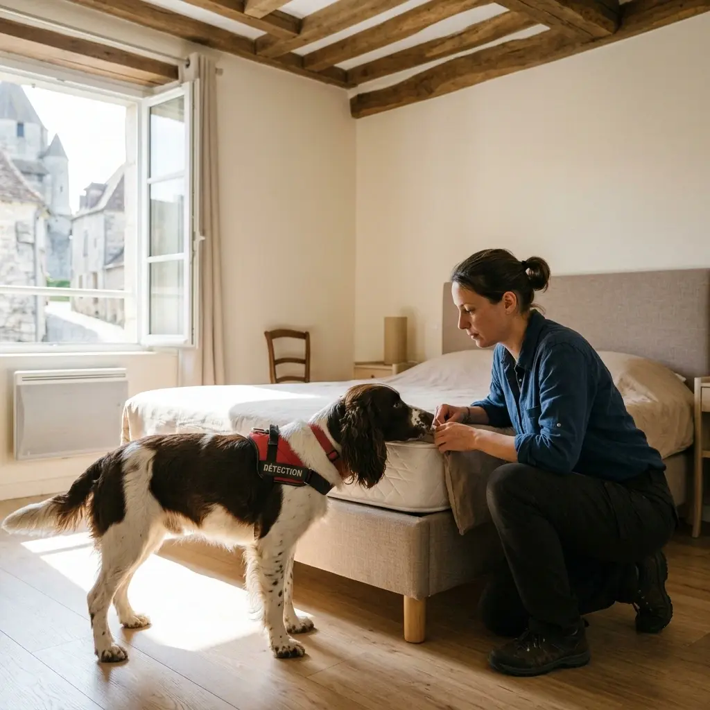 Comment réagir avant l'arrivée du chien détecteur à Provins ?