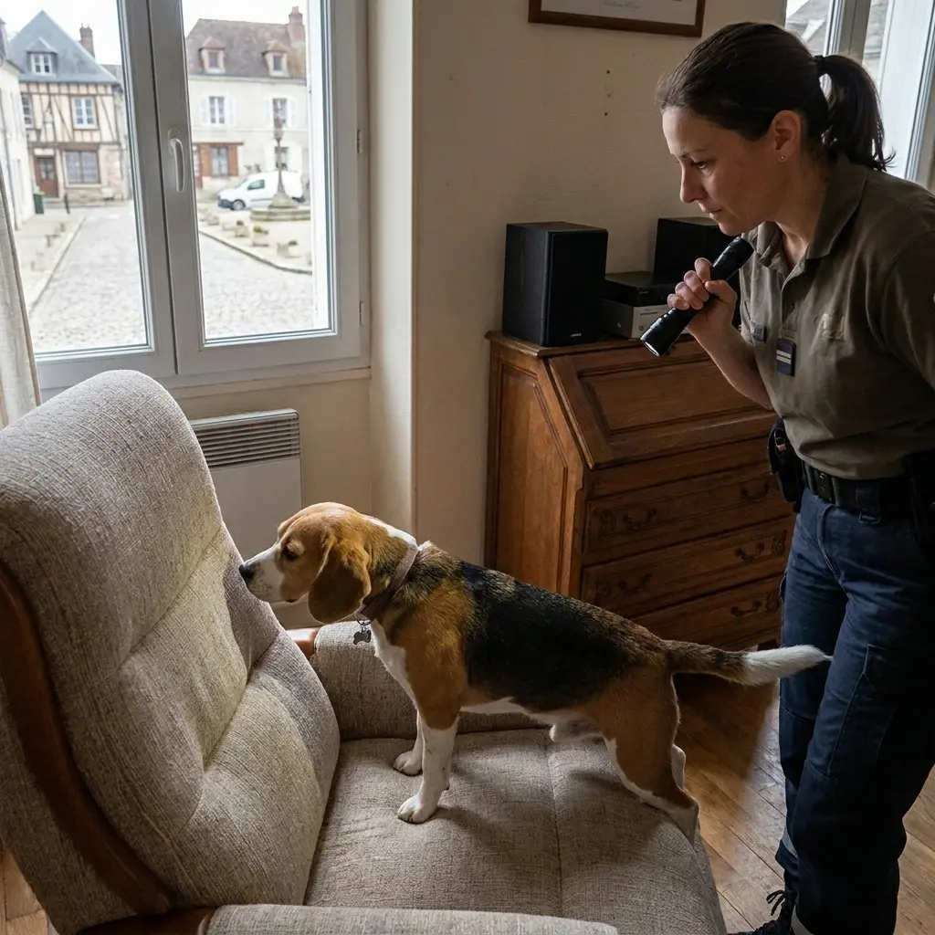 Comment fonctionne la recherche canine sur le terrain ?