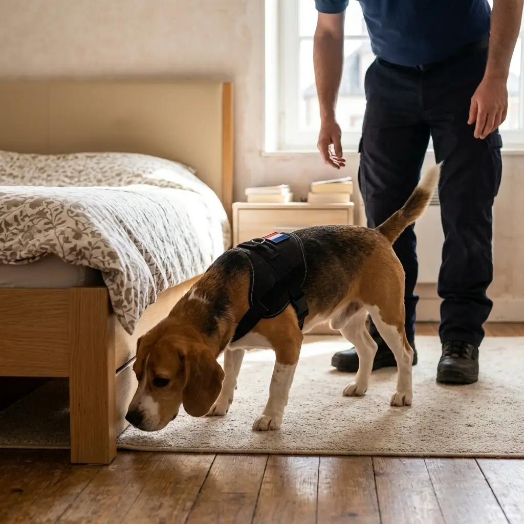 Comment se passe la détection canine à Chevry-Cossigny ?