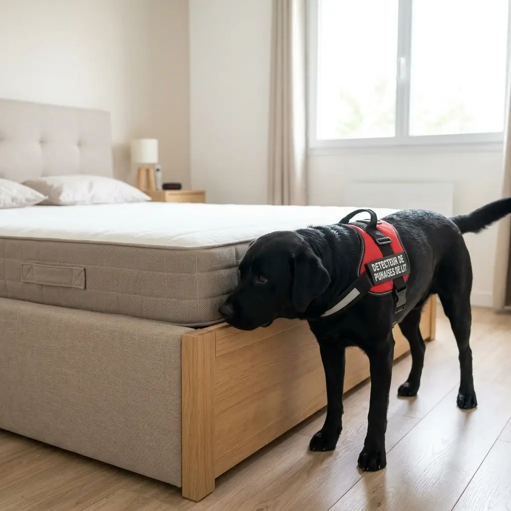 Comment se déroule la détection canine à Nandy ?