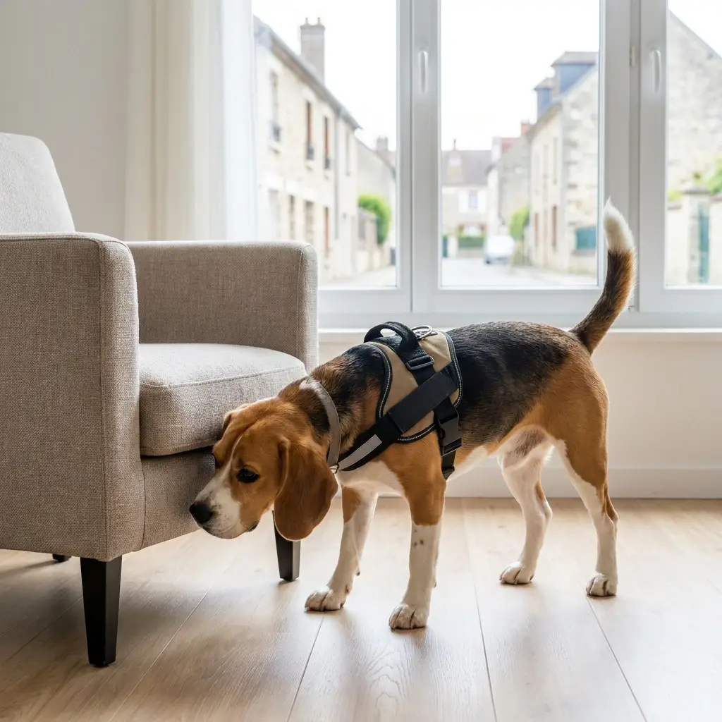 Comment se déroule la détection canine à Savigny-le-Temple ?