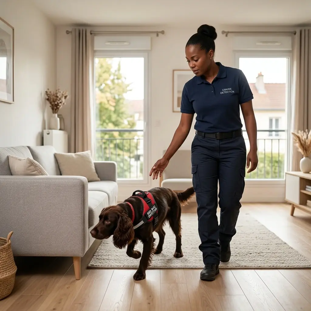 Comment se déroule la détection canine à Brou-sur-Chantereine ?