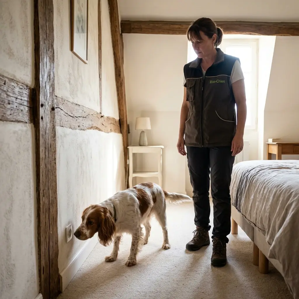 Comment fonctionne la recherche canine sur place ?