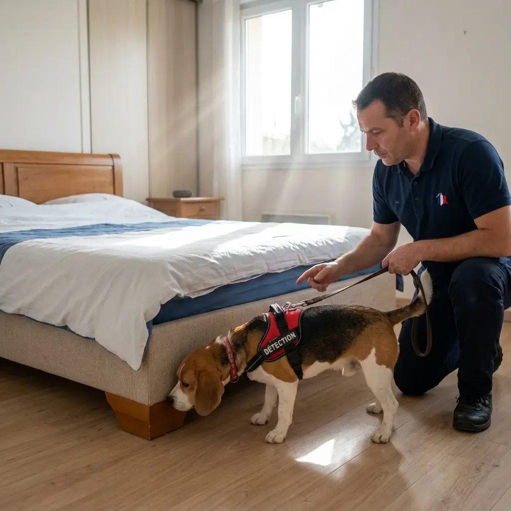 Le fonctionnement de la détection canine sur site