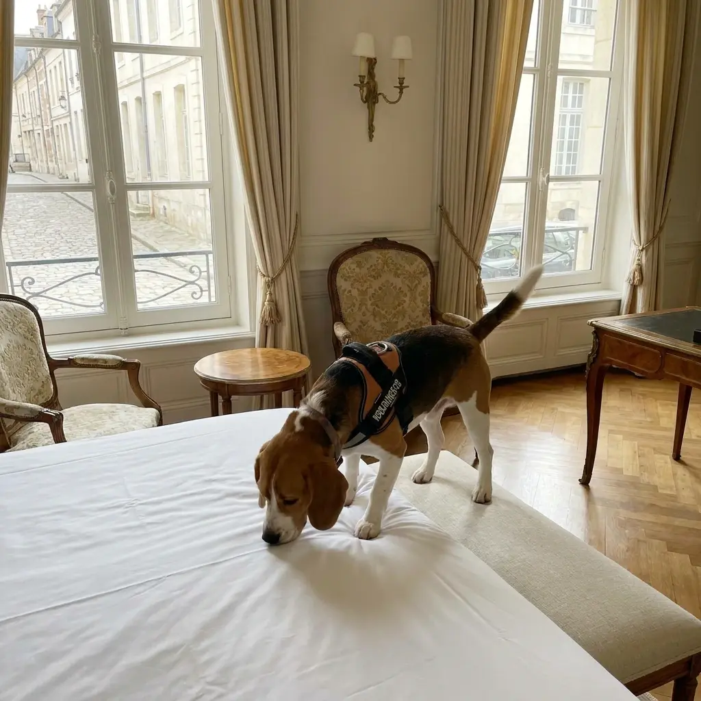 Comment se déroule la détection canine à Fontainebleau ?