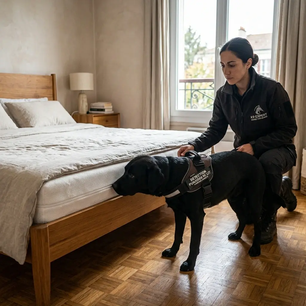 Comment réagir avant l'arrivée du chien renifleur à Vaires-sur-Marne ?