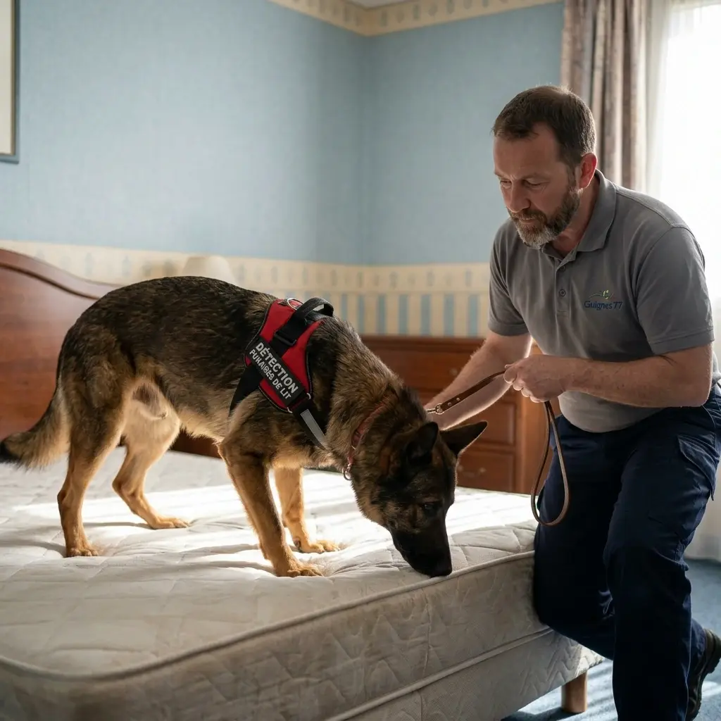 Détection canine punaise de lit Guignes (77390)