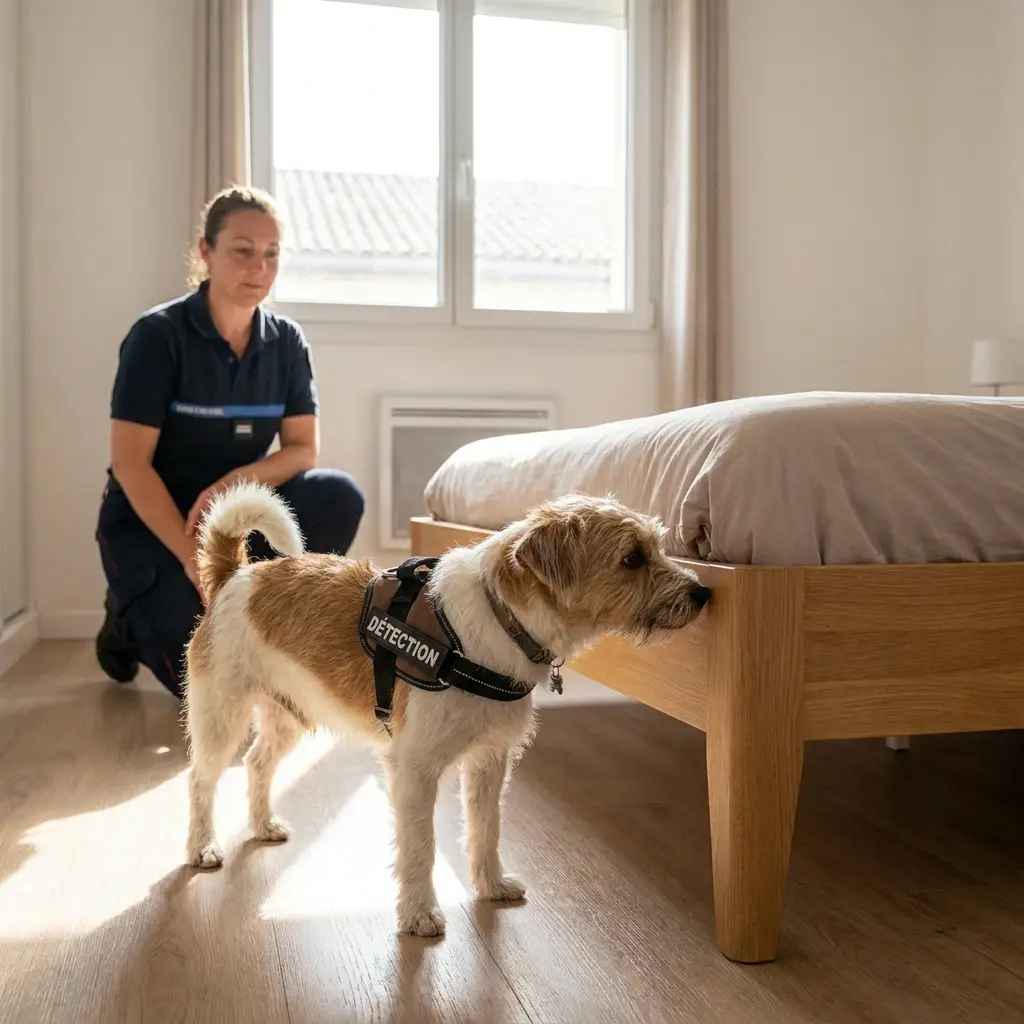 Comment se déroule la détection canine à Pomponne ?