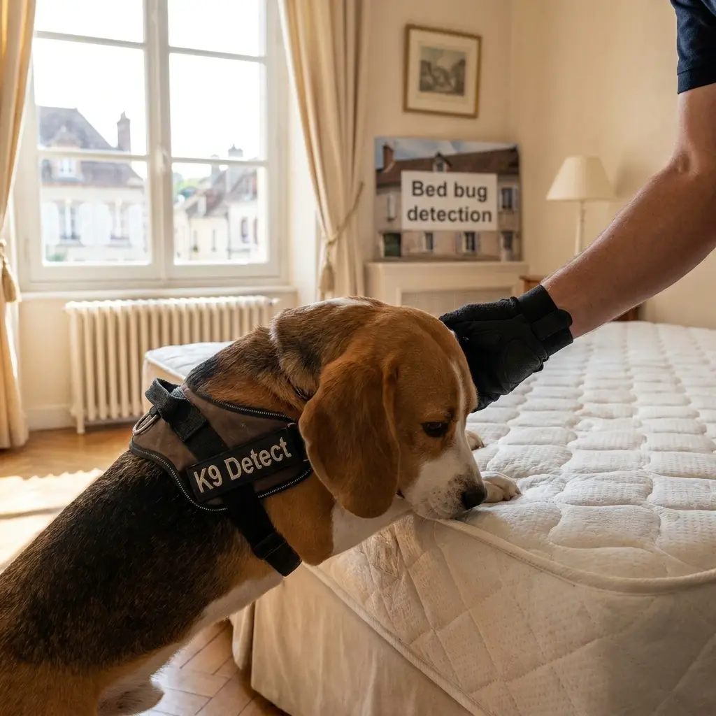 Détection canine punaise de lit Saint-Thibault-des-Vignes (77400)