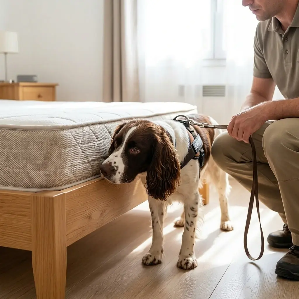 Comment réagir en attendant l'arrivée du chien détecteur ?