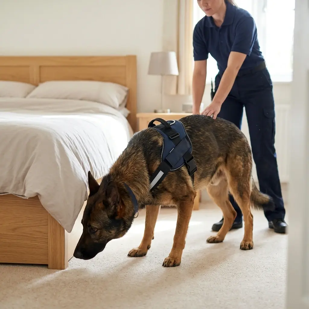 Comment se déroule la détection canine à Annet-sur-Marne ?