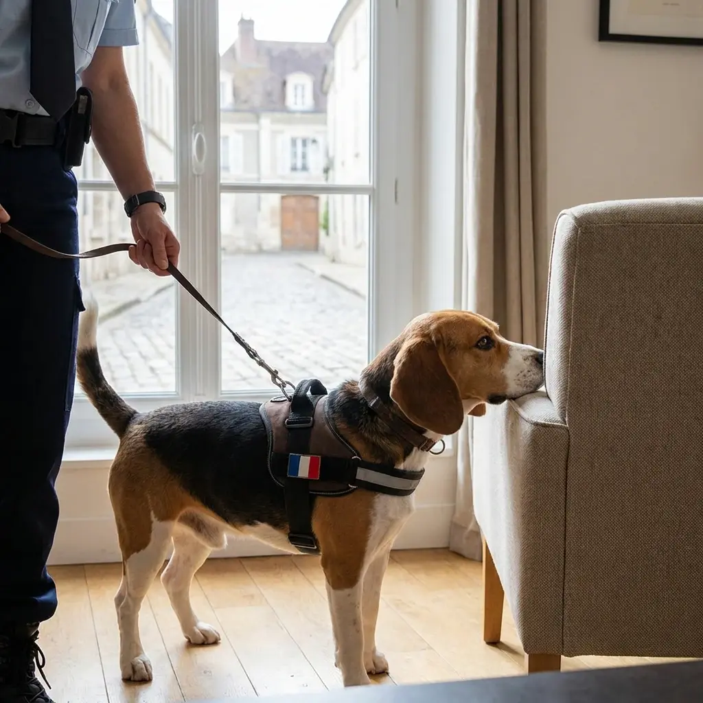 Comment se déroule la détection canine à Faremoutiers ?