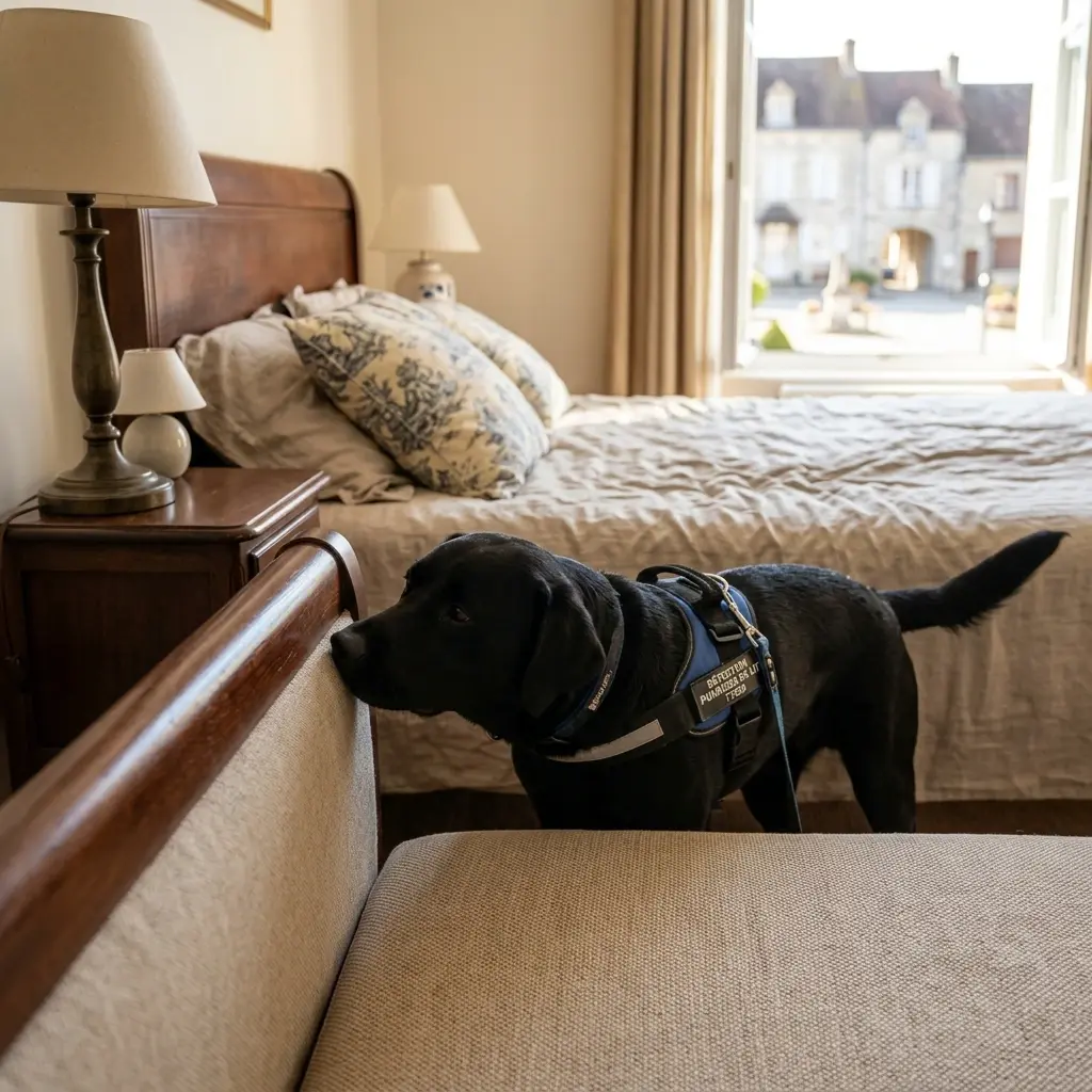 Comment fonctionne la recherche canine sur place ?