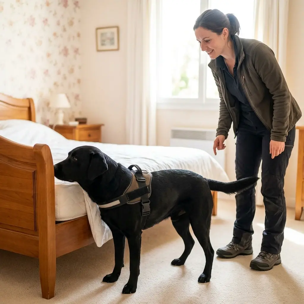 Comment se déroule la détection canine à Villiers-sur-Morin ?